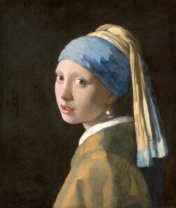 Girl with the pearl earring by Johannes Vermeer